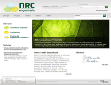 Tablet Screenshot of nrcengenharia.com